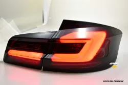 SW-Celi LED taillights suitable for 5Series BMW F10 sedan 4doors 10-17 Black/smoke dynamic indicator