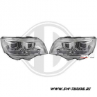 SW-DRLTube headlights suitable for VW T6.1 20-23 LED Lighttube DRL R87 chrome dynamic indicator