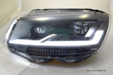 SW-DRLTube Full LED Headlight suitable for VW T6 SG 16-20 LED DRL Lighttube black Edition Upgrade