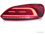 SW-Celi Voll LED Rckleuchten passend fr VW Scirocco 3 08-14 LED Lightbar cherry red