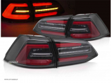 SWCeli LED Rckleuchten passend fr Golf 7 Variant Kombi 13-17 Black RED-Lightbar LED Wischblinker