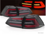 SWCeli LED Rckleuchten passend fr Golf 7.5 Facelift Variant Kombi 18-20 Black RED-Lightbar fr OE LED