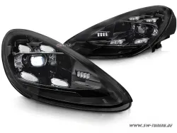 SW-DRL Voll LED Scheinwerfer passend für Porsche Cayenne II 958.1 92A E2 10-14 LED Tagfahrlicht für AFS BLACK